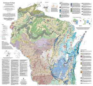 Quaternary Geology of Wisconsin, map