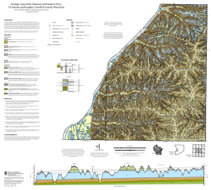 Zoomed out image of the entire geologic map.