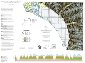 Zoomed out image of the entire geologic map.